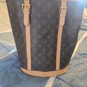 Louis Vuitton Monogram Brown and Tan Shoulder Bag